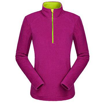 China Women Breathable Outdoor Fleece Jacket Autumn Windproof Thick Warm Multicolor Crescent Soft Camping Coat for sale