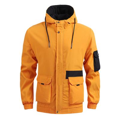 China Windproof Men's Anorak Jackets Waterproof Hooded Coat s Windproof Increasing Outdoor Rise Outwear Plus Size Jacket for sale