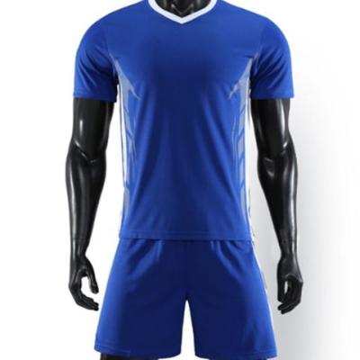 China Sets Hot Sale Soccer Football Sets New Jersey Sets Uniforms Soccer Training Suits Breathable Polyester Shorts Sheathed Football Sets for sale