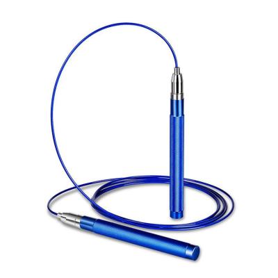 China Durable Custom Logo Adjustable Aluminum Handle High Speed ​​Self Locking Jumping Skipping Rope for sale