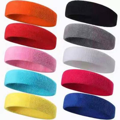 China High Elasticity Durable Cotton Sports Sweatbands For Sports for sale