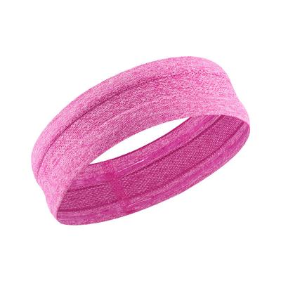 China Durable Wholesale Hot Sales Custom Logo Sweat Headband With Logo For Suite Sports Polyester Elastic Basketball for sale