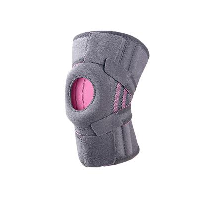 China Shock Absorption Knee Patellar Tendon Strap Adjustable Open Knee Brace Wrap Adult Customized Deep For Best Selling Black Orthopedic for sale