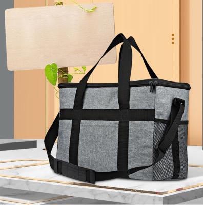 China Thermal Insulated Lunch Bag Waterproof Insulated Soft Side Cooler Cooling With Large Pouch Small Tote Food Lunch Bag for sale