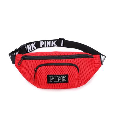 China 2021 New Promotional Nice Water Proof Designers PINK Pussy Packet Waist Bags Fashion Women Outdoor Waist Bag for sale