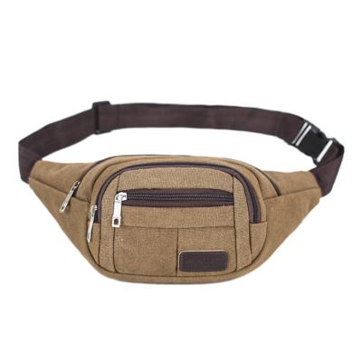 China Mulit-funcation Factory Direct Sales Ladies Fashion Large Capacity Casual Waist Bags New Men's Canvas Sports Waist Bag for sale