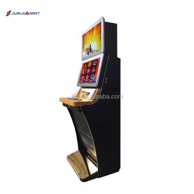 China Metal+acrylic+plastic double screen slot game casino slot machine slot game game machine for sale