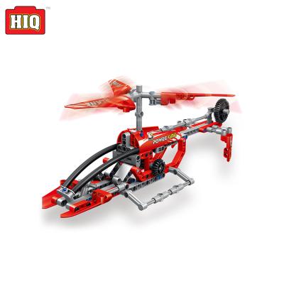 China Eductional Preschool Toys 100% Educational Compatible Plastic Helicopter Building Toys for sale