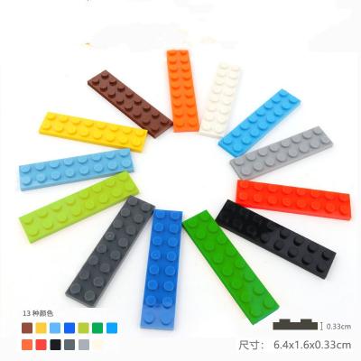 China Legolying Building Toy Compatible Classic 2x8 Dots Bulk Building Blocks Plastic Bricks Toy Kid Baseplate (3034) for sale