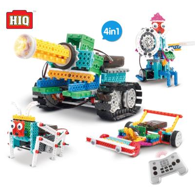 China Building Toy Shantou Factory 4 In 1kids Building Blocks Toy Educational Robot for sale