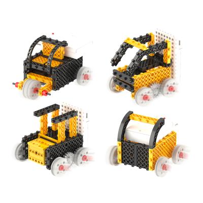 China Building Toy Children Diy Electronic Blocks toys smart educational kids building blocks truck diy kit for sale