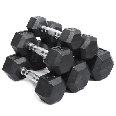 China Chinese Made Hex Dumbbell 2021 New Custom Weight Wholesale Hex Dumbbell Free Sample for sale