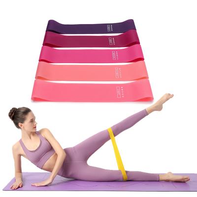 China Latex Fitness Resistance Band Gym Equipment Exercise Band Custom Printed High Quality Customized Bands for sale