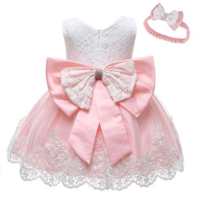 China Infant Princess Babies Dress For Baby First 1st Year Birthday Easter Anti-Static Newborn Carnival Costume for sale