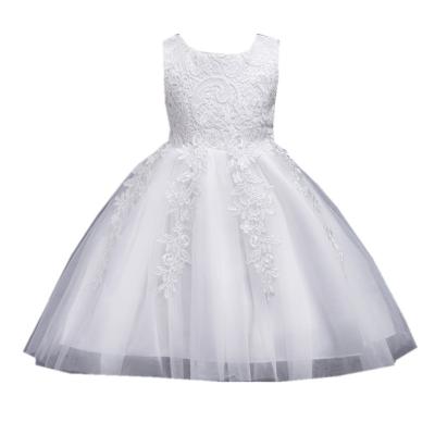 China Breathable 2 Year Old Baby Princess Vintage White Christening Dress Party Wear Dresses in Baby Size for sale