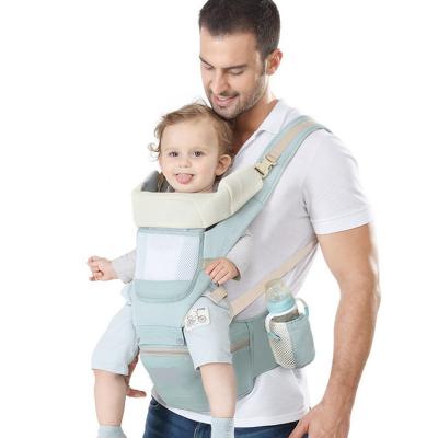 China Lightweight Front Facing Ergonomic Baby Sling Wrap Carrier Organic Cotton Bamboo Baby Backpack With Hip Seat Support for sale