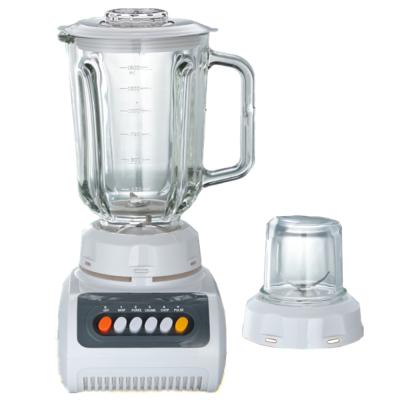 China Crushing 2 In 1 1.5LGlass Pot 4 Speeds Fruit Electric Blender Juicer Blender Blender And Grinder for sale