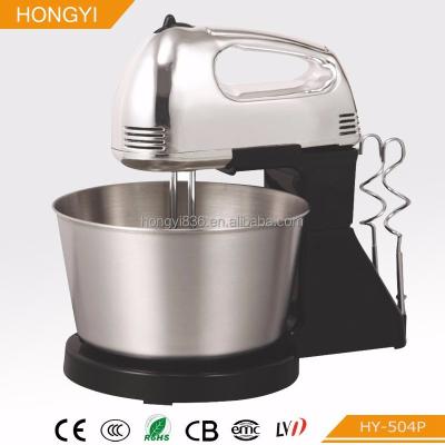 China Electric beater ejector button stand mixer, hand mixer, egg beater with bowl for sale