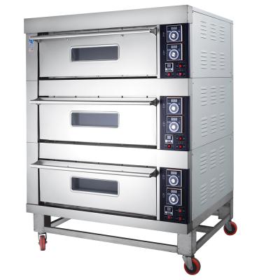 China Electric commercial bakery equipment commercial vegetable processing plant oven pizza oven for for sale