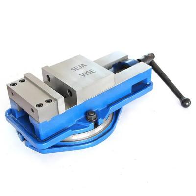 China Highly Durable Economical Bench Vise QM16 QM16 16100L QM1680 Series Machine Vise With Swivel Base for sale