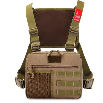 China Wholesales Nylon Adjustable Military Tactical Vest Bag Security Vest Combat Training Chest Tactical Vest For Adults for sale