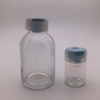 China Cosmetic customized wholesale high quality glass vial medicine bottle with screw cap made in China for sale