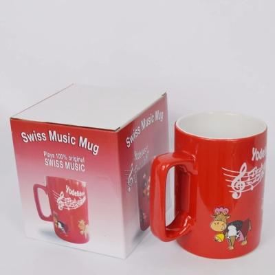 China Wholesale Europe Sustainable Style New Product Healthy Custom Mug With Music For Christmas Gift for sale