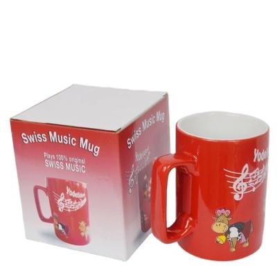 China Each Chinese Professional Business Gift Ceramic Shenzhen Factory Custom Sound Module Built In Ceramic Coffee Mug for sale