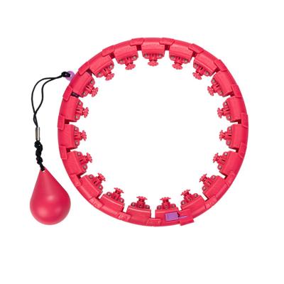 China Fitness Weight Loss Hoola Relif Adjustable Waist Circle 24 Knots Abdomen Hoola Circle Smart Circle Rings for sale