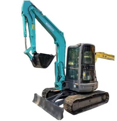 China Excavadora hidráulica de segunda mano Kobelco SK55SR, maquinaria de construcción usada en venta