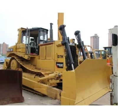 China Maquinaria de segunda mano Bulldozer de orugas CAT D7H 20 toneladas en venta