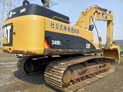 China Origem Japão Excavadora de gato usada 50000kg CAT 349DL Excavadora de rastreador com capacidade de balde de 2m3 à venda