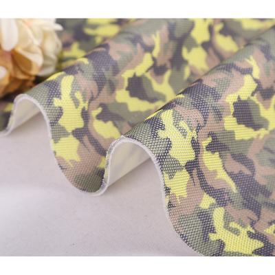 China Wholesale Custom Copy Tear-Resistant Mesh Fabric For Outdoor Garment /Furniture 3D Air Spacer Camouflage for sale