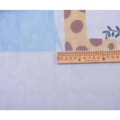 China China Professional Manufacturer Tear-resistant Printed Soft Hole Polyester Net Mesh Fabric for Baby Toy Tent for sale