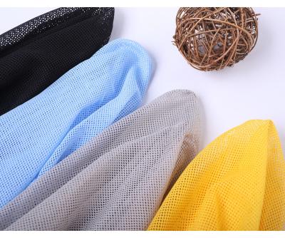 China Diamond Shape See Through Soft Square Plaid Mesh Fabric For Laundry Bag Tear-Resistant Fabric for sale