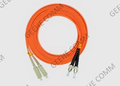 중국 Fiber Jumper G657A ST To SC Duplex 10G Single Mode Fiber Patch Cord 판매용