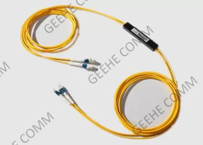 China Los ABS mecanografían el divisor del Plc del LC APC 1550nm el 1m 2×2 1x2 en venta