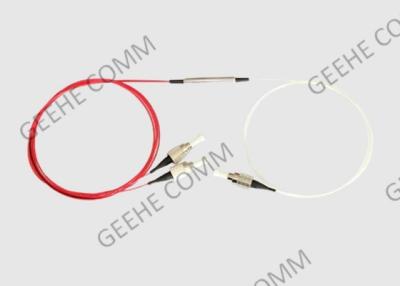 China Singlemode FBT Teiler 1550 0.9mm 1x2 FC/APC FC/APC 9/125 10/90 aufgeteiltes Verhältnis zu verkaufen