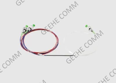 China fibra dual de la ventana 0.9m m del solo modo del divisor de 1X2 FC/APC FBT modificada para requisitos particulares en venta