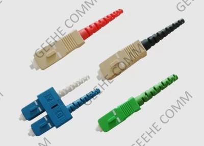 China Conector a una cara de la fibra óptica del duplex 50/125 2.0m m LC en venta