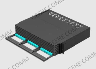 China soporte de estante 2U MPO al panel de remiendo de la base HD del LC 288 en venta