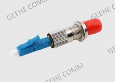 China Simplex LC Male to FC Female Hybrid Mating Fiber Optic Cable Adapter for sale