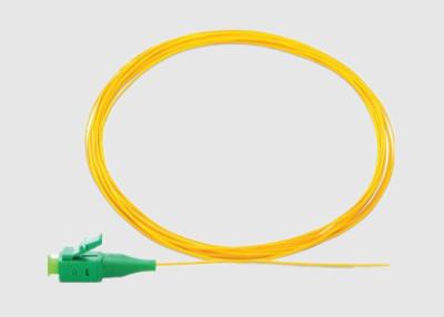 China Simplex LC OS2 9/125 μm single mode fiber pigtails for sale