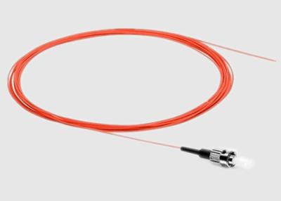 China APC Simplex 9/125um 3.0MM ST Fiber Optic Pigtail for sale