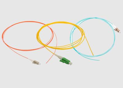 China PVC APC 3m 10Gb 50/125um LC OM1 Multimode Fiber Pigtail for sale