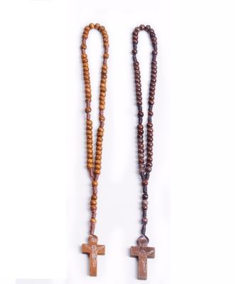 China Factory Made Rosary from Christian Gift Wholesale Religious Wood for sale