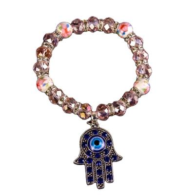 China Religious The High Quality Turkish Evil Eye Bracelet 11*5.5cm Welcome To Custom for sale