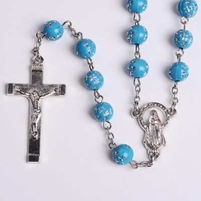 China Religious Catholic Bead Rosary With Miracles Rosary Lady Beads Religious African Jewelry for sale