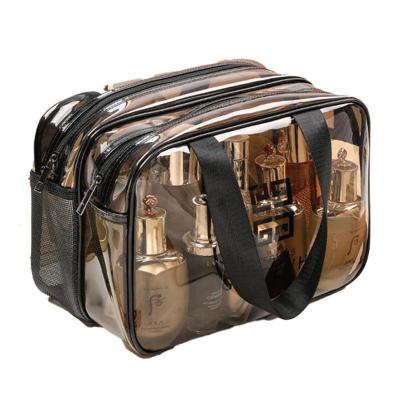 China Employee Gift Large Capacity Travel Wash Bag Eco-friendly Cosmetic Bag Makeup Bag for sale