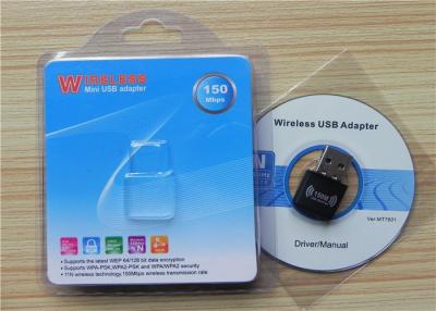 中国 小型USB WifiのアダプターRT7601のチップセット802.11n Wlanのアダプターの運転者、150Mbps無線インターネットのアダプター 販売のため